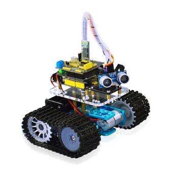 Keyestudio Bluetooth Mini Tank Robot Smart Car Kit - Black + Yellow- Intl April 2018 - 2 Keyestudio Bluetooth Mini Tank Robot Smart Car Kit - Black + Yellow- intl - 2