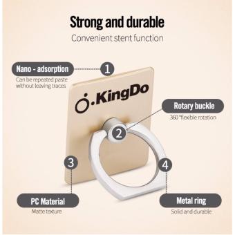 Kingdo Brand Finger Ring Mobile Phone Smartphone Holder Stand July 2018 - 3 Kingdo Brand Finger Ring Mobile Phone Smartphone Holder Stand - 3