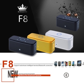 Kingone F8 Multifunction Stereo Bluetooth Speaker (Bronze) June 2018 - 5 Kingone F8 Multifunction Stereo Bluetooth Speaker (Bronze) - 5