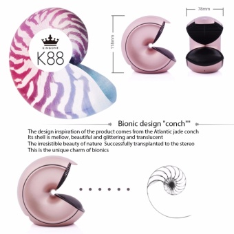 Kingone K88 Touch Portable Bluetooth Classic Speaker For Cell Phones (Purple) June 2018 - 5 Kingone K88 Touch Portable Bluetooth Classic Speaker for Cell phones (Purple) - 5