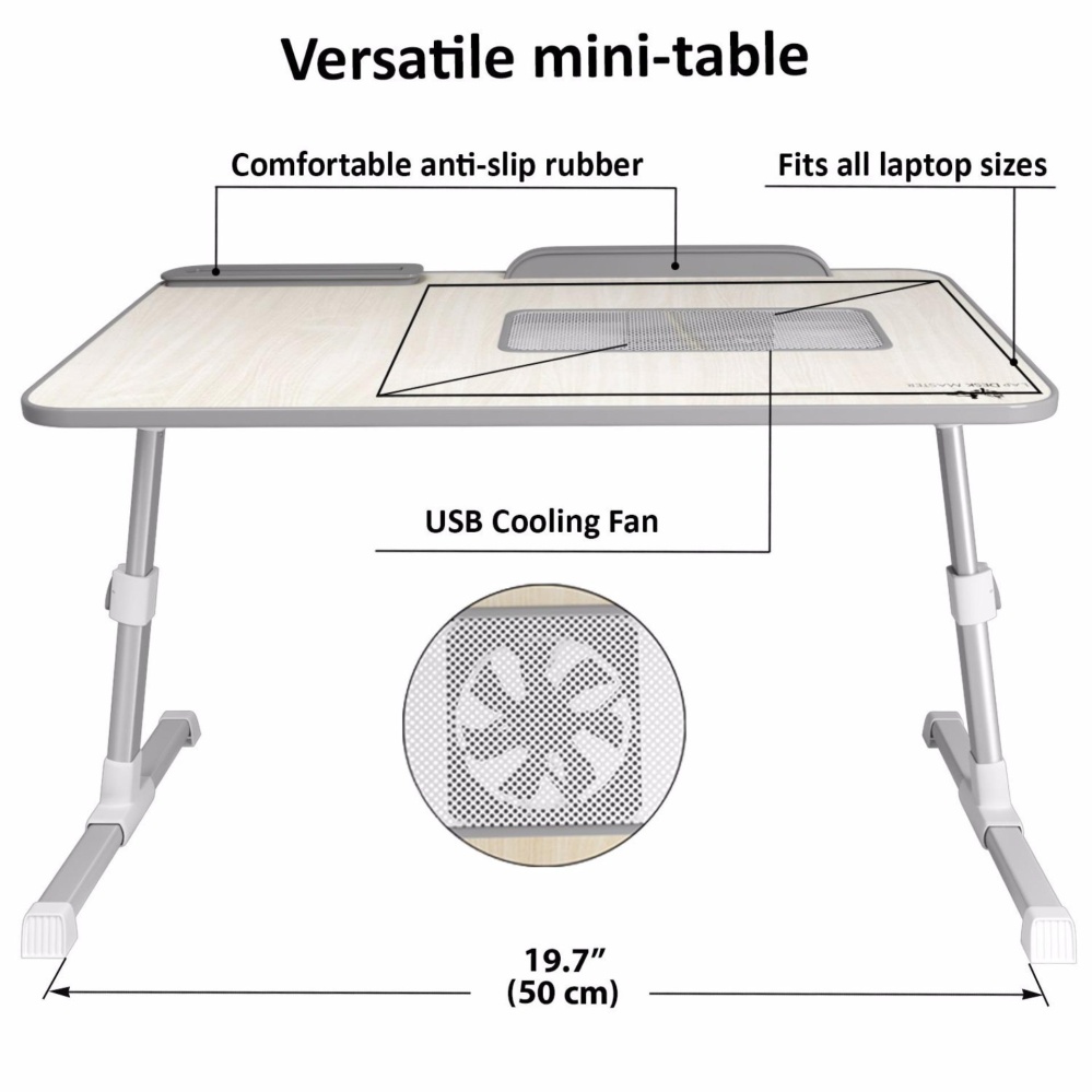 Lap Desk Cooling Fan Ideas Lap Desk Master Adjule Laptop Bed Tray Table With Cooling Fan Portable Couch