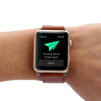 Leather Buckle Wrist Watch Band Strap Belt For Watch Apple Watch38mm - Intl July 2018 - 5 Leather Buckle Wrist Watch Band Strap Belt for Watch Apple Watch38mm - intl - 5