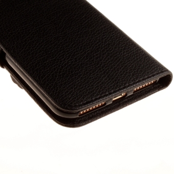 Leather Case Flip Stand Card Slots Cover For IPhone 7 Plus (Black) - Intl June 2018 - 4 Leather Case Flip Stand Card Slots Cover For iPhone 7 Plus (Black) - intl - 4