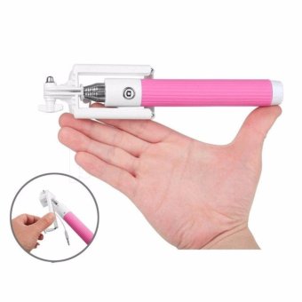 LHR 13.8cm Built-in Wired Shutter Mini Foldable Selfie Stick Monopod (Pink) Buy 1 Take 1 June 2018 - 3 LHR 13.8cm Built-in Wired Shutter Mini Foldable Selfie Stick Monopod (Pink) Buy 1 Take 1 - 3