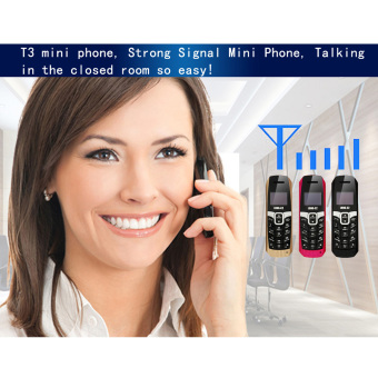 LONG-CZ T3 2G GSM Mini Phone 500mAh High Capacity Battery LongestTalking Call And Standby Time Black - Intl June 2018 - 5 LONG-CZ T3 2G GSM Mini Phone 500mAh High Capacity Battery LongestTalking Call and Standby Time Black - intl - 5