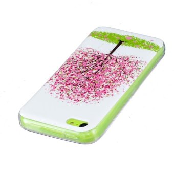 Luminous Effect TPU Phone Back Case Cover For IPhone 5c (Cherry Tree) - Intl June 2018 - 5 Luminous Effect TPU Phone Back Case Cover For iPhone 5c (Cherry Tree) - intl - 5