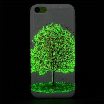 Luminous Effect TPU Phone Back Case Cover For IPhone 5c (Cherry Tree) - Intl June 2018 - 2 Luminous Effect TPU Phone Back Case Cover For iPhone 5c (Cherry Tree) - intl - 2