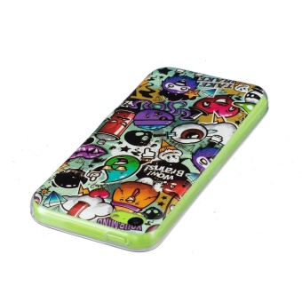 Luminous Effect TPU Phone Back Case Cover For IPhone 5c (Garbage) - Intl July 2018 - 2 Luminous Effect TPU Phone Back Case Cover For iPhone 5c (Garbage) - intl - 2