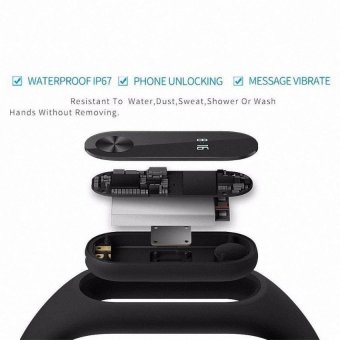 M2 Wristband Heart Rate Monitor Smart Watch Sports Reminder SmartBracelet For IOS And Android - Intl June 2018 - 2 M2 Wristband Heart Rate Monitor Smart Watch Sports Reminder SmartBracelet For IOS And Android - intl - 2