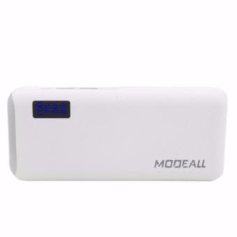 MODEALL M-033 20000mah LCD Display Dual Port PowerBank WithFlashlight (White) With Free 102cm 2 In 1 Safe Charger Speed &Data Cable For IPhone And Android (White) June 2018 - 3 MODEALL M-033 20000mah LCD Display Dual Port PowerBank withFlashlight (White) With Free 102cm 2 in 1 Safe Charger Speed &Data Cable for iPhone and Android (White) - 3