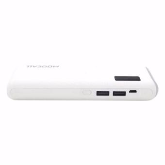 MODEALL M-033 20000mah LCD Display Dual Port PowerBank WithFlashlight (White) With Free 102cm 2 In 1 Safe Charger Speed &Data Cable For IPhone And Android (White) June 2018 - 5 MODEALL M-033 20000mah LCD Display Dual Port PowerBank withFlashlight (White) With Free 102cm 2 in 1 Safe Charger Speed &Data Cable for iPhone and Android (White) - 5