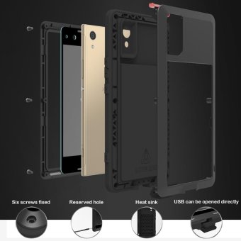 Mooncase Case For Sony Xperia XA1 Waterproof,Shockproof SnowproofDustproof Durable Aluminum Metal Gorilla Heavy Duty Full-bodyProtection Case Silver - Intl April 2018 - 4 Mooncase Case For Sony Xperia XA1 Waterproof,Shockproof SnowproofDustproof Durable Aluminum Metal Gorilla Heavy Duty Full-bodyProtection Case Silver - intl - 4