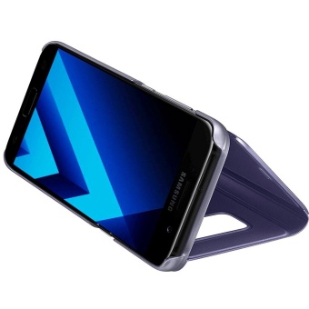 Mooncase Samsung Galaxy A7 2017 Case, Pro Flip Specular MirrorProtective Cover Case With Smart Sleep Purple - Intl June 2018 - 4 Mooncase Samsung Galaxy A7 2017 Case, Pro Flip Specular MirrorProtective Cover Case with Smart Sleep Purple - intl - 4