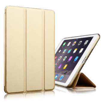 Mypro Young Series Ultra Slim Smart Cover With Auto Sleep/WakeFunction For Apple IPad Mini 4 (Gold) April 2018 - 2 Mypro Young Series Ultra Slim Smart Cover with Auto Sleep/WakeFunction for Apple iPad Mini 4 (Gold) - 2