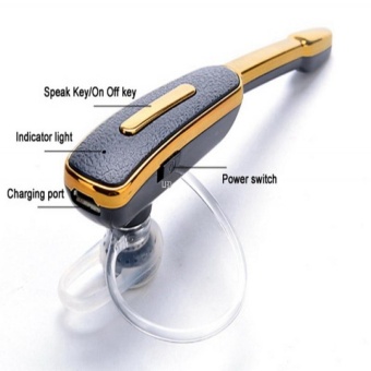 New HM1000 Wireless 4.1 Bluetooth Headset Ear Hook Sports Bluetooths Handsfree Earphone Headphone For Smart Phone - Gold - Intl June 2018 - 5 New HM1000 Wireless 4.1 Bluetooth Headset Ear Hook Sports Bluetooths Handsfree Earphone Headphone For Smart Phone - Gold - intl - 5