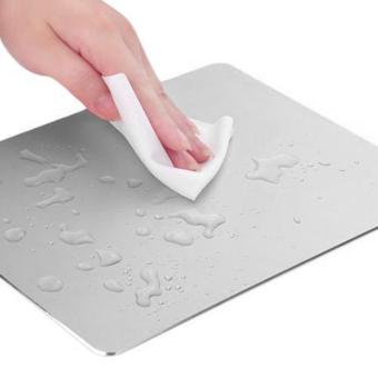 NiceEshop 220x180mm Mouse Mat Rectangle Gaming Aluminium Metal Mouse Pad With Waterproof Non Slip Rubber Base And Frosted Surface Mousepad For Apple MackBook, Silver Gray June 2018 - 4 niceEshop 220x180mm Mouse Mat Rectangle Gaming Aluminium Metal Mouse Pad with Waterproof Non Slip Rubber Base and Frosted Surface Mousepad for Apple MackBook, Silver Gray - 4