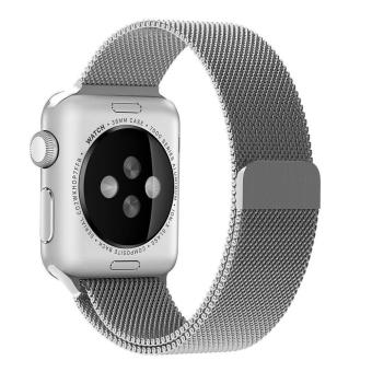 NiceEshop Apple Watch Band Magnetic Clasp Mesh Loop MilaneseStainless Steel Replacement Strap For Apple Watch Sport Edition38mm Silver - Intl June 2018 - 2 niceEshop Apple Watch Band Magnetic Clasp Mesh Loop MilaneseStainless Steel Replacement Strap For Apple Watch Sport Edition38mm Silver - intl - 2