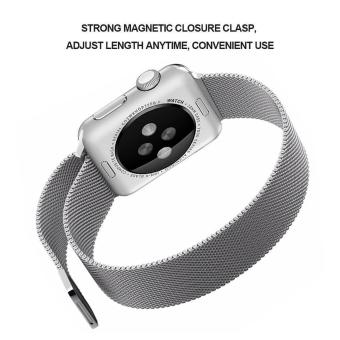 NiceEshop Apple Watch Band Magnetic Clasp Mesh Loop MilaneseStainless Steel Replacement Strap For Apple Watch Sport Edition38mm Silver - Intl June 2018 - 5 niceEshop Apple Watch Band Magnetic Clasp Mesh Loop MilaneseStainless Steel Replacement Strap For Apple Watch Sport Edition38mm Silver - intl - 5