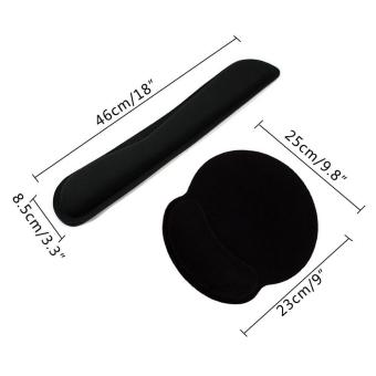 NiceEshop Keyboard Wrist Rest Pad And Mouse Pad With Rest Support,Ergonomic Wrist Cushion Support With Memory Foam For Computer AndLaptop - Intl July 2018 - 2 niceEshop Keyboard Wrist Rest Pad And Mouse Pad With Rest Support,Ergonomic Wrist Cushion Support With Memory Foam For Computer AndLaptop - intl - 2