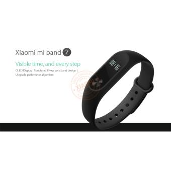 Original XIAOMI Mi Band 2 (OLED) Heart Beat Touch Wristband Smartwatch June 2018 - 3 Original XIAOMI Mi Band 2 (OLED) Heart Beat Touch Wristband Smartwatch - 3