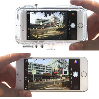 Outdoor Sports Waterproof Case With Wide Angle Lens For IPhoneSE/5s/5 - Gold - Intl June 2018 - 5 Outdoor Sports Waterproof Case with Wide Angle Lens for iPhoneSE/5s/5 - Gold - intl - 5