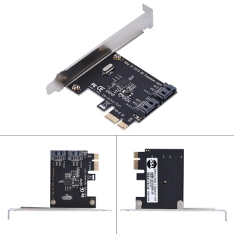 PCI-E Cards PCI Express To SATA 3.0 2-Port SATA III 6Gbps Expansion Adapter Boards - Intl June 2018 - 3 PCI-E Cards PCI Express to SATA 3.0 2-Port SATA III 6Gbps Expansion Adapter Boards - intl - 3