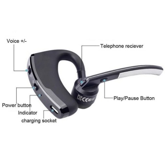 Popular Bluetooths Headphones V8 Wireless 4.0 Handsfree Earphone Portable In-ear Headset With Mic - Black - Intl June 2018 - 2 Popular Bluetooths Headphones V8 Wireless 4.0 Handsfree Earphone Portable In-ear Headset With Mic - Black - intl - 2