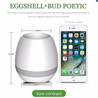 Portable Smart Bluetooth Music Flower Pots Speaker Plastic ColorfulLight Pot De Fleur Loudspeaker For Home Office Decoration - Intl June 2018 - 3 Portable Smart Bluetooth Music Flower Pots Speaker Plastic ColorfulLight Pot De Fleur Loudspeaker for Home Office Decoration - intl - 3