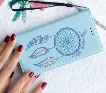 Premium Embossed Wind Chimes PU Leather Wallet Folio Flip Caseswith Detachable Wrist Strap Card Slots Kickstand Function CoverCase For Huawei Mate 9 Pro - Intl June 2018 - 2 Premium Embossed Wind Chimes PU Leather Wallet Folio Flip Caseswith Detachable Wrist Strap Card Slots Kickstand Function CoverCase for Huawei Mate 9 Pro - intl - 2