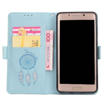 Premium Embossed Wind Chimes PU Leather Wallet Folio Flip Caseswith Detachable Wrist Strap Card Slots Kickstand Function CoverCase For Huawei Mate 9 Pro - Intl June 2018 - 5 Premium Embossed Wind Chimes PU Leather Wallet Folio Flip Caseswith Detachable Wrist Strap Card Slots Kickstand Function CoverCase for Huawei Mate 9 Pro - intl - 5