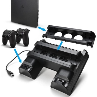 PS4 PRO PS4 SLIM Multi-Function Charging Stand With Cooling Fan & Disc Stand - Intl June 2018 - 3 PS4 PRO PS4 SLIM Multi-Function Charging stand with cooling fan & Disc Stand - intl - 3