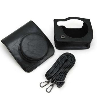PU Leather Camera Case Bag Holder For Fuji FUJIFILM Instax Mini90Black - Intl June 2018 - 3 PU Leather Camera Case Bag Holder For Fuji FUJIFILM Instax Mini90Black - intl - 3