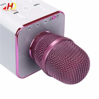 Q7 Wireless Bluetooth Microphone & HiFi Speaker Karaoke KTV (Pink) June 2018 - 3 Q7 Wireless Bluetooth Microphone & HiFi Speaker Karaoke KTV (Pink) - 3