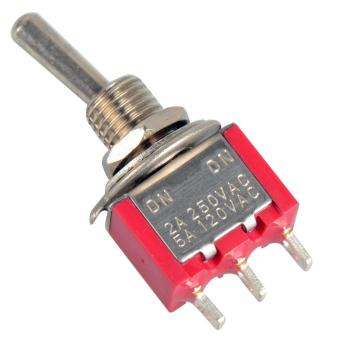 Red 3-pin MTS-102 SPDT Miniature Toggle Switches ON/ON WaterproofCap - Intl June 2018 - 4 Red 3-pin MTS-102 SPDT Miniature Toggle Switches ON/ON WaterproofCap - intl - 4