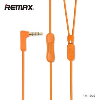 REMAX RM-505 In-Ear Stereo HiFi Music Earphone Headphones PortableHeadset With Mic (Orange) June 2018 - 2 REMAX RM-505 In-Ear Stereo HiFi Music Earphone Headphones PortableHeadset with mic (Orange) - 2