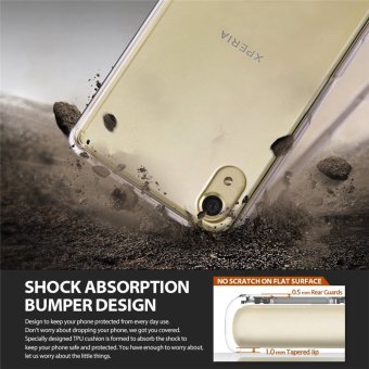 Ringke Fusion PC And TPU Back Cover Case For Sony Xperia X (SmokeBlack) - Intl June 2018 - 4 Ringke Fusion PC And TPU Back Cover Case For Sony Xperia X (SmokeBlack) - intl - 4
