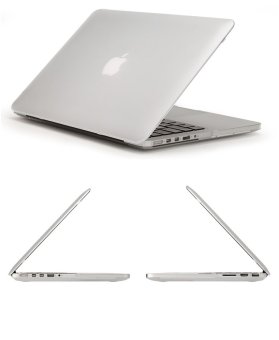 Rubberized Protective Tablet Case For Apple Mac-book 13.3 Inch Pro(White) June 2018 - 2 Rubberized Protective Tablet Case For Apple Mac-book 13.3 Inch pro(White) - 2
