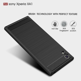Rugged Armor Case For Sony Xperia XA1 Carbon Fiber Resilient DropProtection Anti-Scratch Cover Grey - Intl June 2018 - 4 Rugged Armor Case For Sony Xperia XA1 Carbon Fiber Resilient DropProtection Anti-Scratch Cover Grey - intl - 4