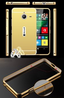RUILEAN Luxury Metal Aluminum Bumper For Microsoft Lumia 640 XLCase Detachable + Mirror Hard Back 2 In 1 Cover Ultra Thin FramePink June 2018 - 3 RUILEAN Luxury Metal Aluminum Bumper for Microsoft Lumia 640 XLCase Detachable + Mirror Hard Back 2 in 1 Cover Ultra Thin FramePink - 3