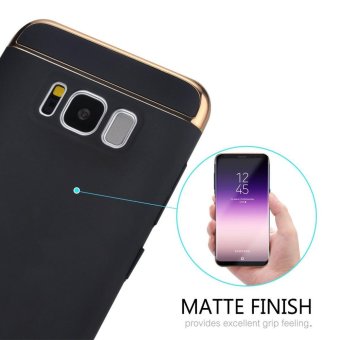 S8 Phone Case + Tempered Glass/ Luxury Chromed 3in1 Hybrid Armor Shockproof Matte Texture Skin Hard PC Cover For Samsung Galaxy S8/For Samsung Galaxy S8 Anti Blue-Ray Eye Protect Full Cover Tempered Glass Screen Protector Film - Intl June 2018 - 2 S8 phone Case + tempered glass/ Luxury Chromed 3in1 Hybrid Armor Shockproof Matte Texture Skin Hard PC Cover For Samsung Galaxy S8/For Samsung Galaxy S8 Anti Blue-Ray Eye Protect Full Cover Tempered Glass Screen Protector Film - intl - 2
