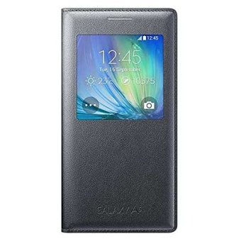 Samsung EF-CA500B S View Cover For Galaxy A5 SM-A500 (Charcoal Black) June 2018 - 2 Samsung EF-CA500B S View Cover for Galaxy A5 SM-A500 (Charcoal Black) - 2