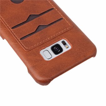 SANHE Phone Anti-drop Protection Hard Plastic PC Cases Soft PU Leather Covers Skins Backside Cards Insert With Chain Strap Hoop For Samsung Galaxy S8 Plus 6.2inch - Intl June 2018 - 5 SANHE Phone Anti-drop Protection Hard Plastic PC Cases Soft PU Leather Covers Skins Backside Cards Insert with Chain Strap Hoop For Samsung Galaxy S8 plus 6.2inch - intl - 5