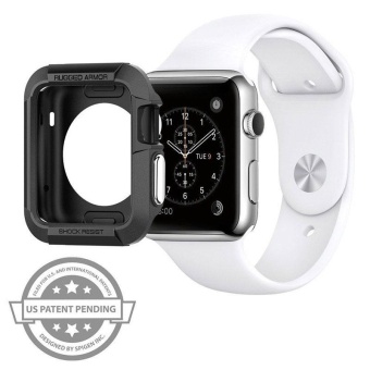 Second Generation Apple Watch Silicone Case Protection Case 42Mm Black - Intl June 2018 - 3 Second Generation Apple Watch Silicone Case Protection Case 42Mm Black - intl - 3