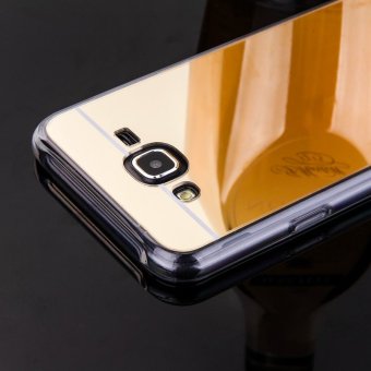 Shockproof Frame Mirror PC Back Case For Samsung Galaxy J7 (2015)(Golden) - Intl July 2018 - 4 Shockproof Frame Mirror PC Back Case for Samsung Galaxy J7 (2015)(Golden) - intl - 4
