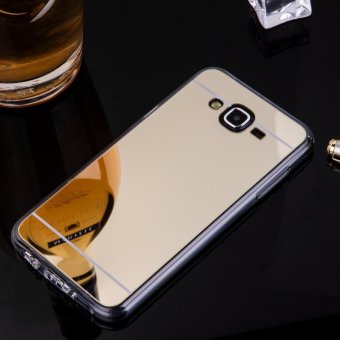 Shockproof Frame Mirror PC Back Case For Samsung Galaxy J7 (2015)(Golden) - Intl July 2018 - 2 Shockproof Frame Mirror PC Back Case for Samsung Galaxy J7 (2015)(Golden) - intl - 2