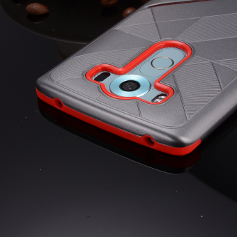 Silicon + PC Combo Case For LG V10 (Grey+Red) April 2018 - 5 Silicon + PC Combo Case for LG V10 (Grey+Red) - 5