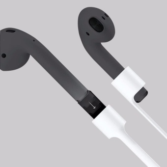 Silicone Ear Loop Strap Anti Lost String Rope Cord For Apple AirPods - Intl June 2018 - 2 Silicone Ear Loop Strap Anti Lost String Rope Cord for Apple AirPods - intl - 2