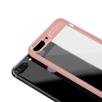 Slim Hybrid Clear Cover Case W/ Silicone Bumper For Apple IPhone 7Plus 5.5-inch (Pink) - Intl June 2018 - 2 Slim Hybrid Clear Cover Case w/ Silicone Bumper for Apple iPhone 7Plus 5.5-inch (Pink) - intl - 2