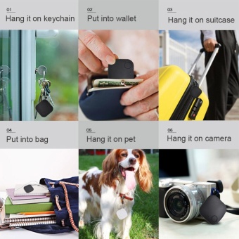 Smart Bluetooth 4.0 Tracker Anti-lost GPS Locator Tag Alarm WalletKey Pet Dog Finder Black - Intl June 2018 - 5 Smart Bluetooth 4.0 Tracker Anti-lost GPS Locator Tag Alarm WalletKey Pet Dog Finder Black - intl - 5
