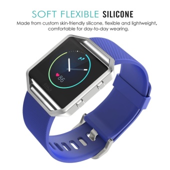 Soft Silicone Adjustable Replacement Sport Strap Band For FitbitBlaze Smart Fitness Watch - Intl June 2018 - 3 Soft Silicone Adjustable Replacement Sport Strap Band for FitbitBlaze Smart Fitness Watch - intl - 3
